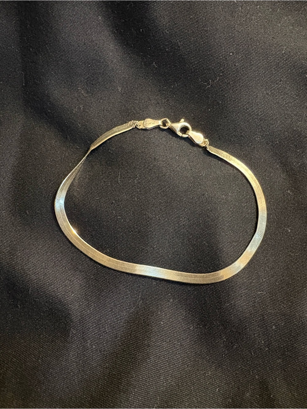 Classic Gold Herringbone Bracelet for Women